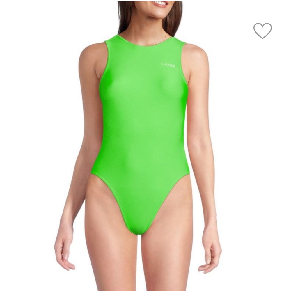 Ganni one piece swim suit